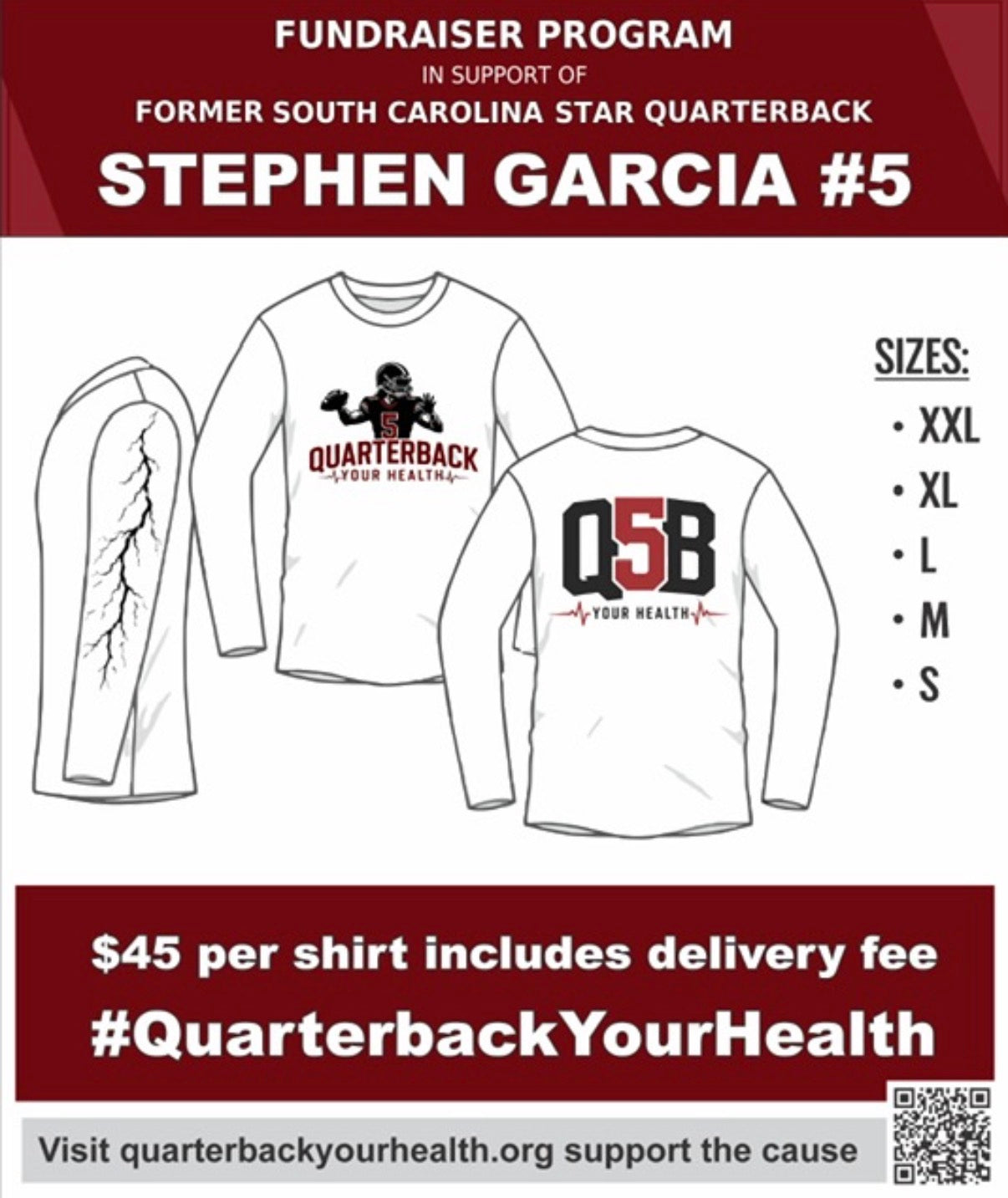 Long sleeve QBYH spf shirt